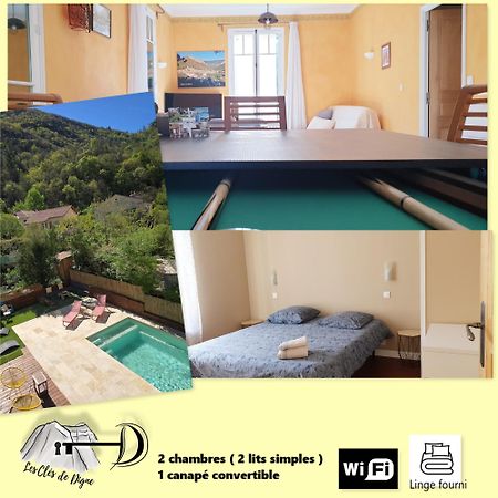 Spacieux T3 Avec Piscine Digne-les-Bains Kültér fotó