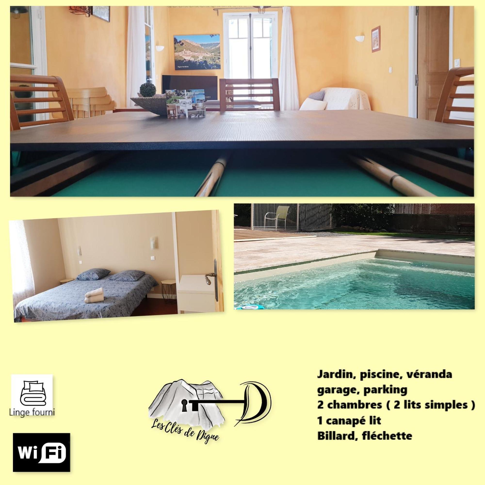 Spacieux T3 Avec Piscine Digne-les-Bains Kültér fotó